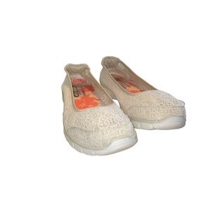 Women's Cream Slip-On Shoes